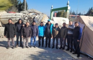 Gazipaşa'dan deprem bölgesine giden din görevlileri...