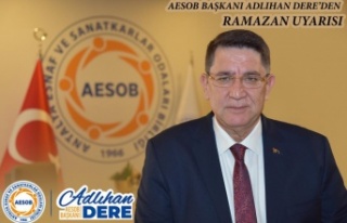 AESOB Başkanı Adlıhan Dere’den Ramazan’da "merdiven...