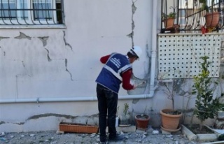 Alanya Belediyesi ekipleri deprem bölgesindeki çalışmalarına...
