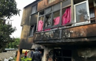 Alanya’da müstakil ev yangında zarar gördü