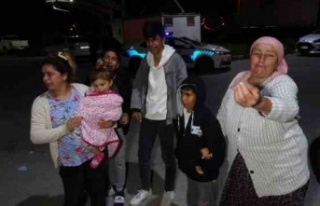 Antalya'da depremzede aileleri ağlatan kaza