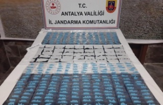 Antalya’da 4 bin 280 adet uyuşturucu madde ele...