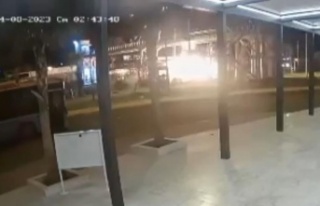 Antalya'da 2 kişinin öldüğü kaza kamerada