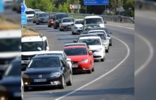 Antalya'da motorlu taşıt sayısı belli oldu