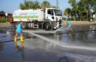 Alanya Belediyesi'nden bayram temizliği