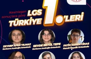 Alanya LGS'de 6 Türkiye birincisi çıkardı