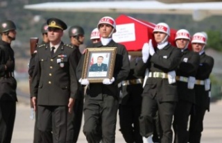 Alanya şehidini uğurluyor