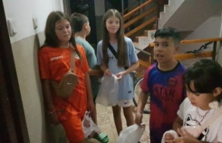 Alanya'ya tatile gelen yabancı çocuklar Türk...