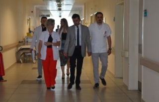 Başhekim Güler hastanede incelemelerde bulundu