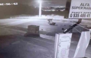 Motosiklet sürücüsünü hastanelik edip kaçan...