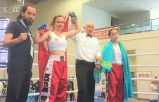 Şampiyon sporcu Azra Avrupa yolcusu