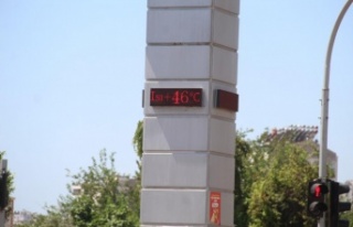 Antalya’da termometreler 46’yı gösterdi, sahil...