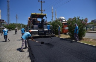 Asfalt çalışmaları Okurcalar ve Sapadere’de...