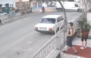 Evine dönerken kazada can vermişti, o anlar kameraya...