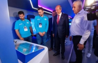 KKTC Cumhurbaşkanı Tatar, Mobil Bilim Teknoloji...