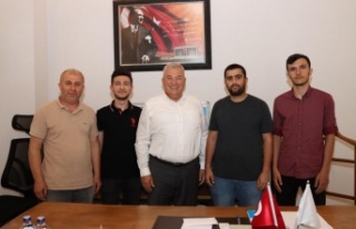 Mehmet Şahin'e ziyaretçi akını