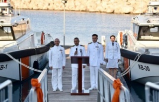 Sahil Güvenlik Antalya Grup Komutanlığı'nda...