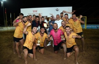 Türkiye Plaj Futbol Ligi'nin Manavgat etabı...
