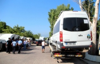 Zabıtadan karavan operasyonu