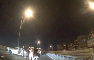 Köprülü kavşakta 3 araçlı zincirleme kaza: 3...