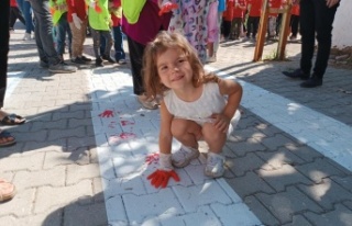 Öğrencilerden “Trafikte ben de varım” etkinliği