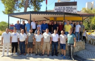 Yücel taksici esnafı ile buluştu