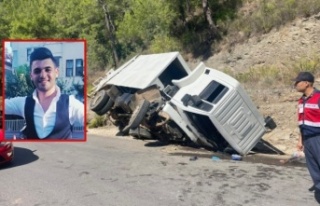 Alanya’da devrilen çöp kamyonunda 1 kişi öldü,...
