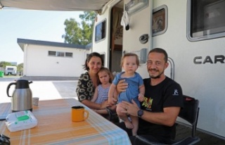 Antalya'da Karavan Park yerli ve yabancı tatilcilerin...