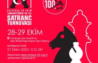 Cumhuriyet'in 100.yılına özel satranç turnuvası