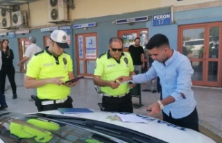 Şehirlerarası otobüslerde sivil trafik denetimi...