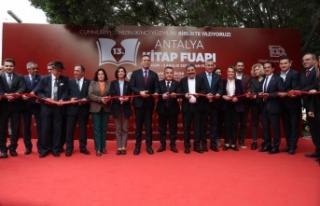 13. Antalya Kitap Fuarı açıldı