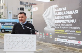 18. Alanya Uluslararası Taş Heykel Sempozyumu tamamlandı