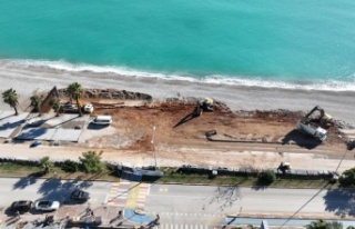 2. Etap Konyaaltı Sahil Projesi, mart ayına tamamlanacak