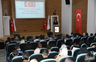 ALKÜ'de İstiklal Şairi Ersoy'un hayatı...