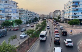 Antalya'da motorlu kara taşıtları sayısı...