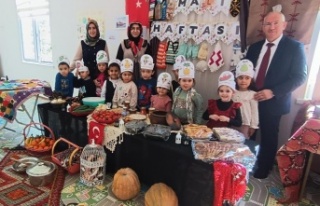 Minikler yerli malı haftasını velileri tarafından...