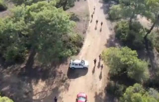 Ormanlık alanda önce drona sonra jandarmaya yakalandı