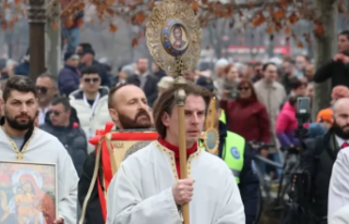 Alanya’daki Ortodokslar Epifani Bayramı’nı kutladı