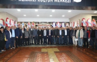 Başkan Yücel'e çoşkulu karşılama