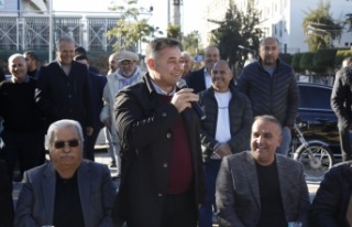 Başkan Yücel Konaklı'da ulaşım esnafı ile...