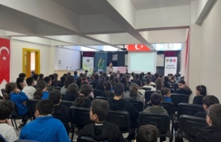 Alanya Belediyesi Eko Okullarda bilgilendirme ve bilinçlendirme...