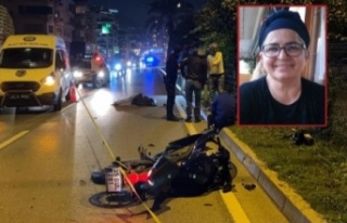 Alanya'da motosikletin çarptığı kadın hayatını...
