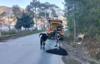 Alanya kırsalında yoğun mesai