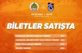 Alanyaspor- Trabzonspor maçı biletleri satışa...