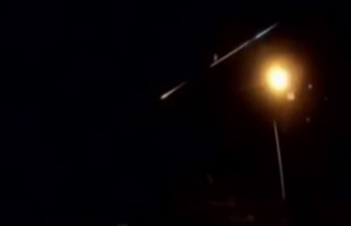Antalya’ya meteor düştü, o anlar kamerada