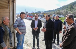 Başkan Yılmaz esnaf ziyaretlerine hız kesmeden...