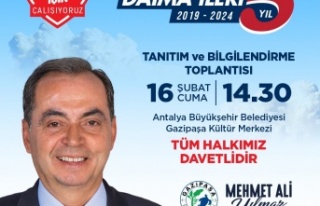 Başkan Yılmaz tanıtım ve bilgilendirme toplantısı...