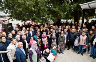 Başkan Yücel'e batıdaki kırsal mahallelerden...