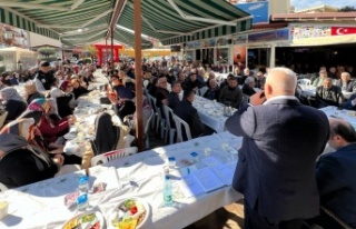 Cikcilli'de Mehmet Şahin izdihamı
