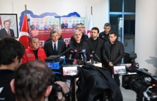 Tütüncü, su baskınlarından etkilenen bölgelerde...